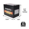 Duracell Ultra 12V 82AH AGM High Rate Sealed Lead Acid (SLA) Battery with M6, C Terminals - 5